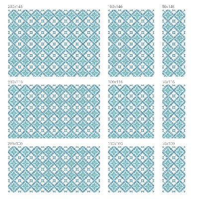 Klasszikus szimmetria Öntapadós ablakfólia ólomüveg mintával