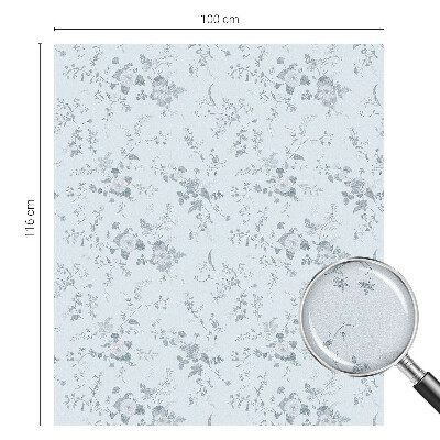 Finom virágok Ablaküveg fólia belátásgátló