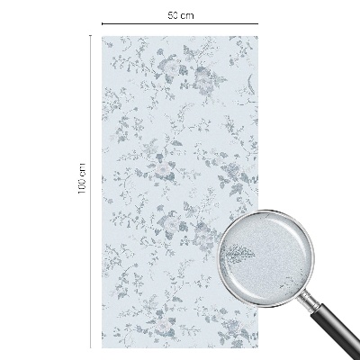 Finom virágok Ablaküveg fólia belátásgátló