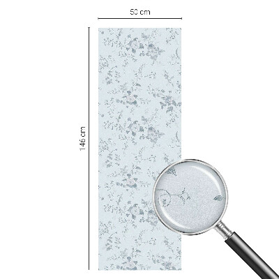 Finom virágok Ablaküveg fólia belátásgátló