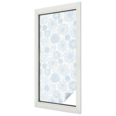 Spirális minták Üvegfólia ablakra