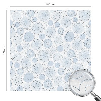 Spirális minták Üvegfólia ablakra