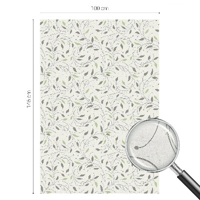 Hajtások levelei Öntapadós üvegfólia vitrázs mintával