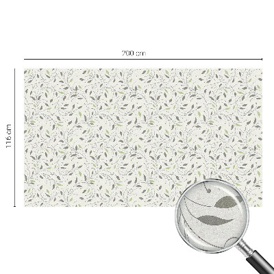 Hajtások levelei Öntapadós üvegfólia vitrázs mintával