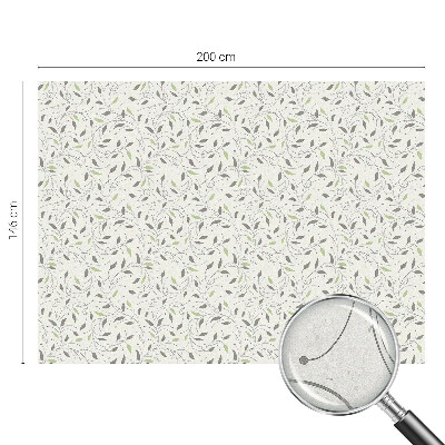 Hajtások levelei Öntapadós üvegfólia vitrázs mintával