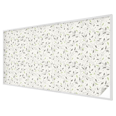 Hajtások levelei Öntapadós üvegfólia vitrázs mintával