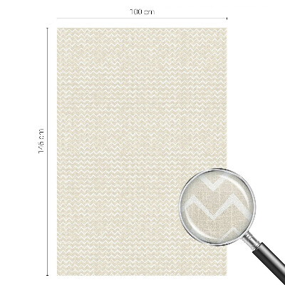 Bézs cikkcakk Belátásgátló fólia ablakra