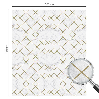 Geometriai vonalak Öntapadós ablakfólia ólomüveg mintával