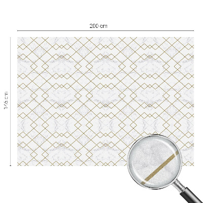Geometriai vonalak Öntapadós ablakfólia ólomüveg mintával