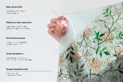 Geometrikus rozetták Öntapadós ablakfólia ólomüveg mintával