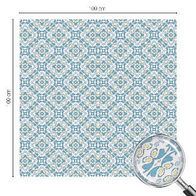 Geometrikus rozetták Öntapadós ablakfólia ólomüveg mintával