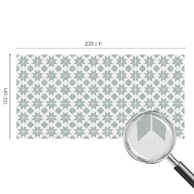 Geometriai csillagok Öntapadós üvegfólia vitrázs mintával