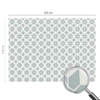 Geometriai csillagok Öntapadós üvegfólia vitrázs mintával