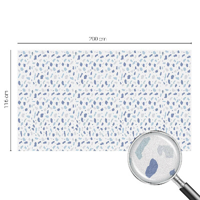 Kék minták Ablaküveg fólia belátásgátló