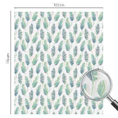 Trópusi levelek Belátásgátló fólia ablakra