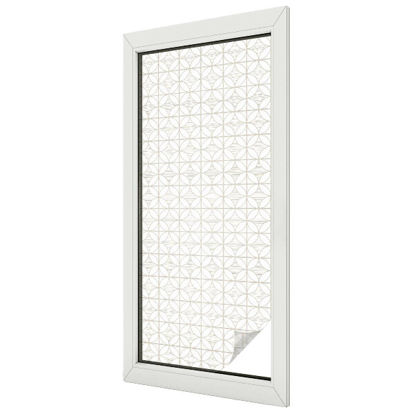 Geometriai minták Üvegfólia ablakra