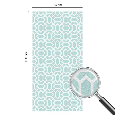 Geometriai minták Öntapadós üvegfólia vitrázs mintával