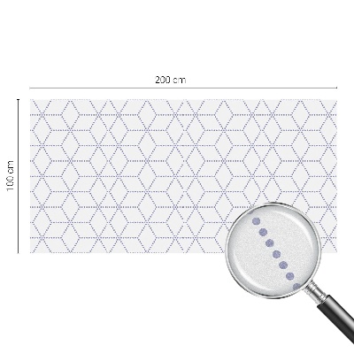 Lila rombuszok Öntapadós ablakfólia ólomüveg mintával