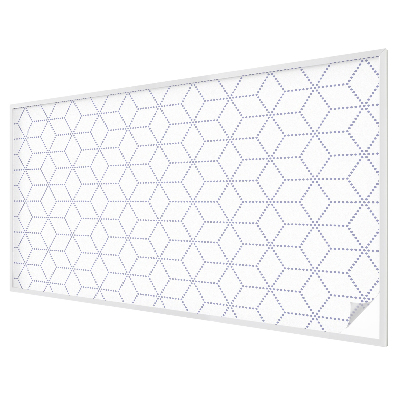 Lila rombuszok Öntapadós ablakfólia ólomüveg mintával