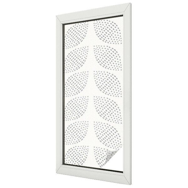 Pontozott levelek Belátásgátló fólia ablakra