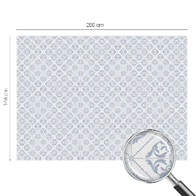 Finom rozetták Öntapadós ablakfólia ólomüveg mintával