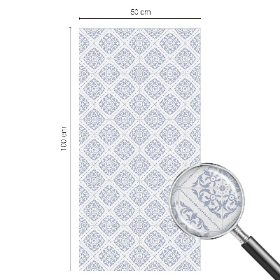 Finom rozetták Öntapadós ablakfólia ólomüveg mintával