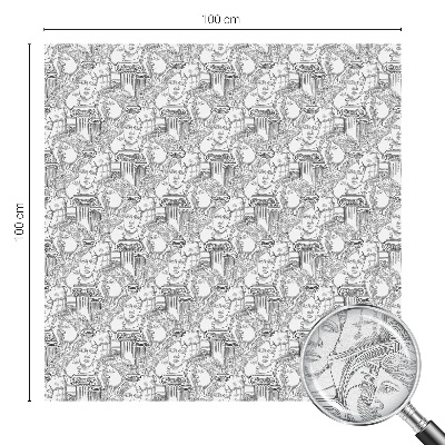 Klasszikus portrék Üvegfólia ablakra