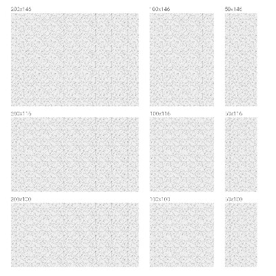 Geometriai minták Öntapadós üvegfólia vitrázs mintával