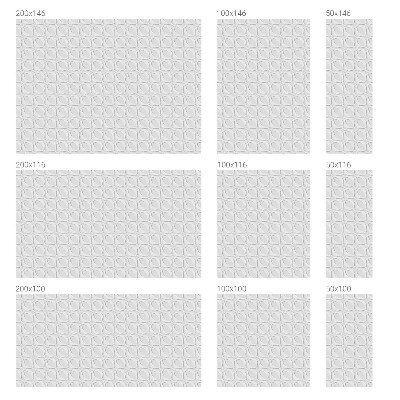 Hullámos formák Üvegfólia ablakra