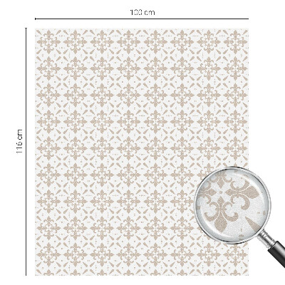 Elegáns minták Öntapadós üvegfólia vitrázs mintával