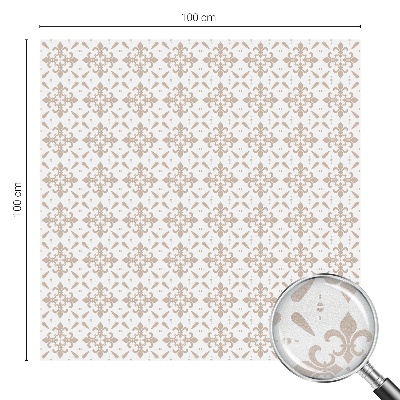 Elegáns minták Öntapadós üvegfólia vitrázs mintával