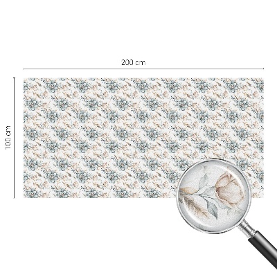 Virágos elegancia Öntapadós ablakfólia ólomüveg mintával