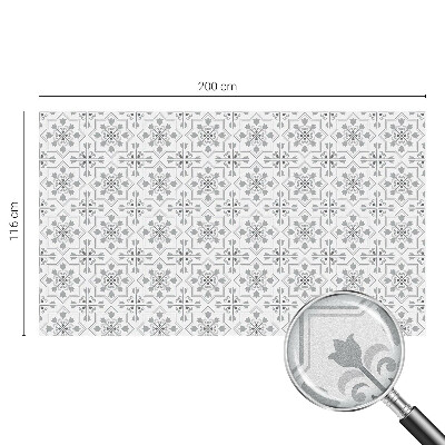 Szimmetrikus díszek Öntapadós üvegfólia vitrázs mintával