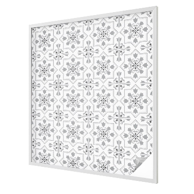 Szimmetrikus díszek Öntapadós üvegfólia vitrázs mintával