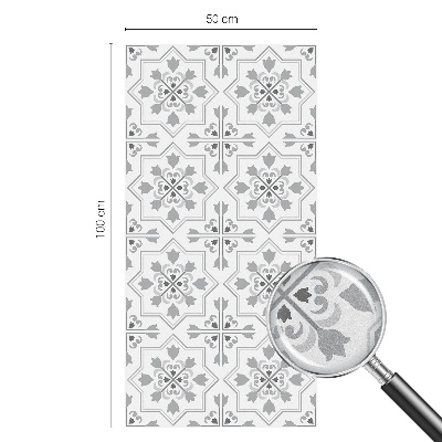 Szimmetrikus díszek Öntapadós üvegfólia vitrázs mintával