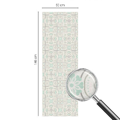 Virágos csempe Ablaküveg fólia belátásgátló