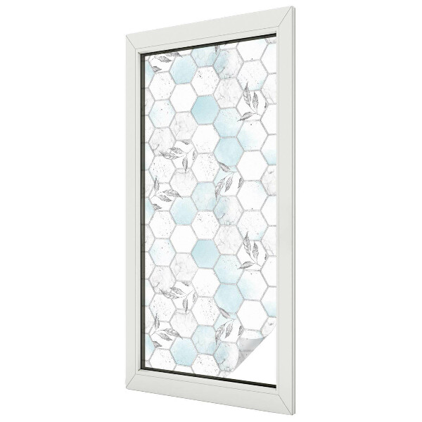 Levélcserép Üvegfólia ablakra