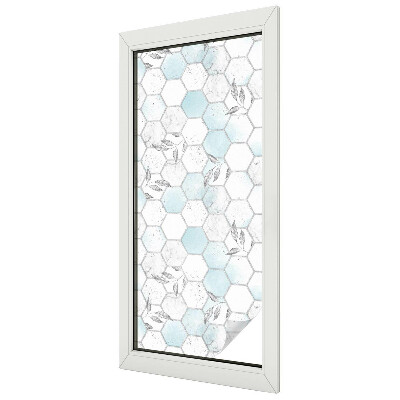 Levélcserép Üvegfólia ablakra