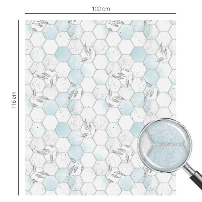 Levélcserép Üvegfólia ablakra