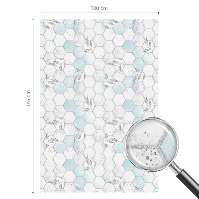 Levélcserép Üvegfólia ablakra