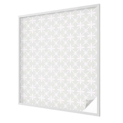 Virágszimmetria Öntapadós ablakfólia ólomüveg mintával