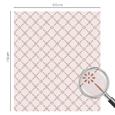 Virágminták Öntapadós üvegfólia vitrázs mintával