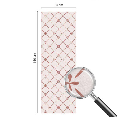 Virágminták Öntapadós üvegfólia vitrázs mintával