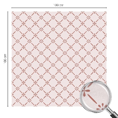 Virágminták Öntapadós üvegfólia vitrázs mintával