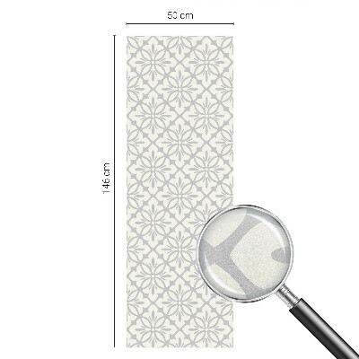 Virágos rozetták Belátásgátló fólia ablakra