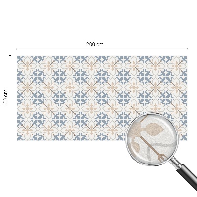 Virágos szépség Öntapadós ablakfólia ólomüveg mintával