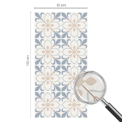 Virágos szépség Öntapadós ablakfólia ólomüveg mintával