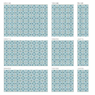 Virágos csempe Öntapadós ablakfólia ólomüveg mintával