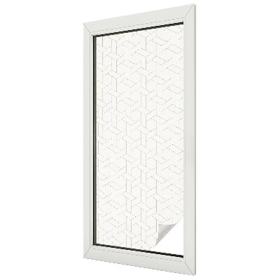 Geometrikus fonat Ablaküveg fólia belátásgátló