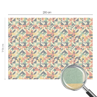 A geometria energiája Öntapadós ablakfólia ólomüveg mintával